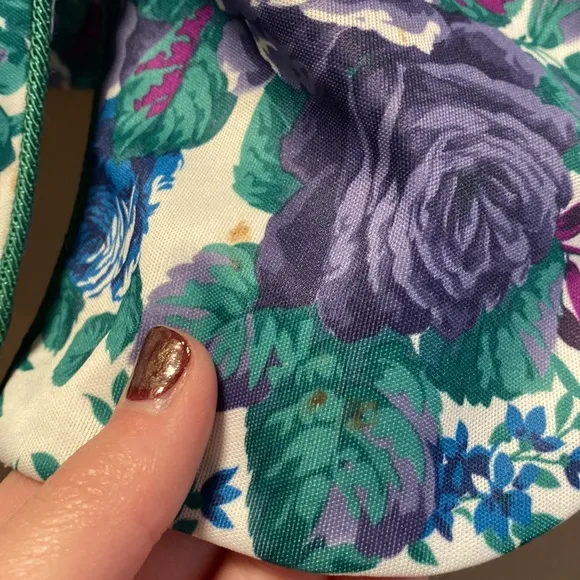 🏖️ Vintage Purple Floral Skirt Set 14 Petite