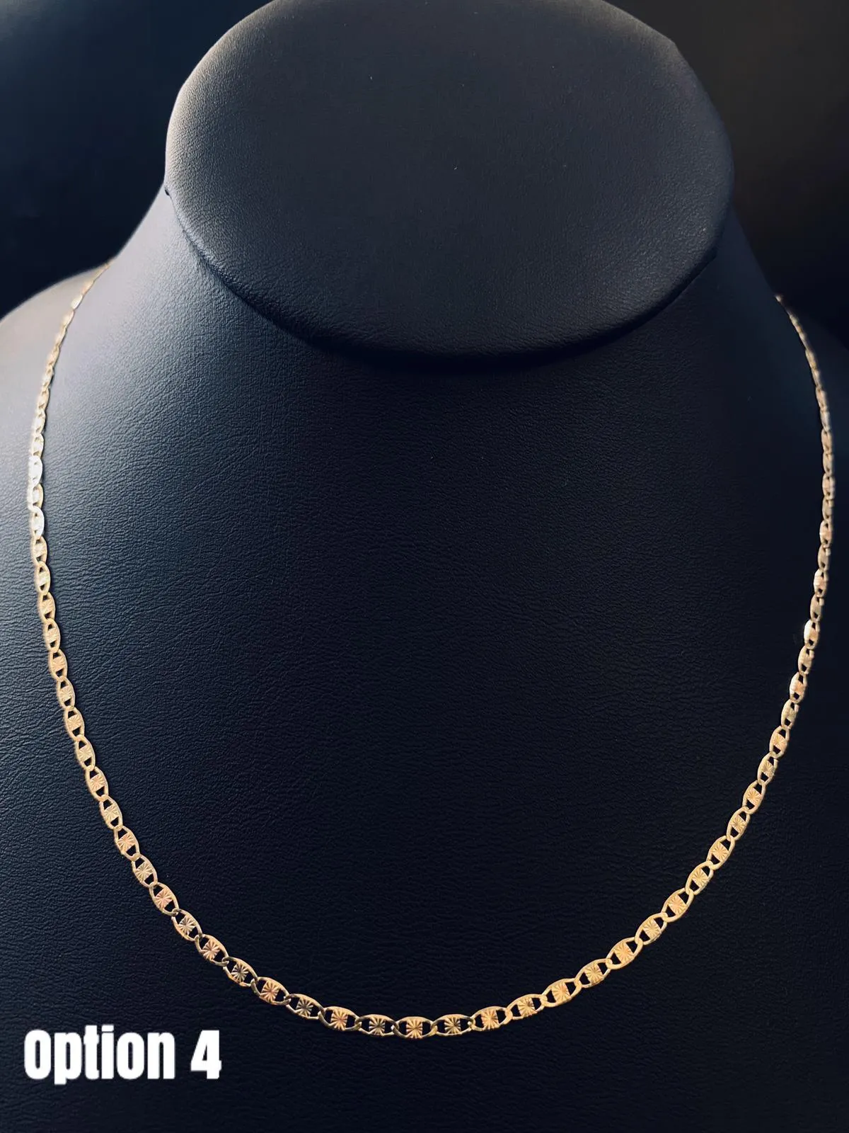 10K Gold Personalized Double Dimension Name Necklace