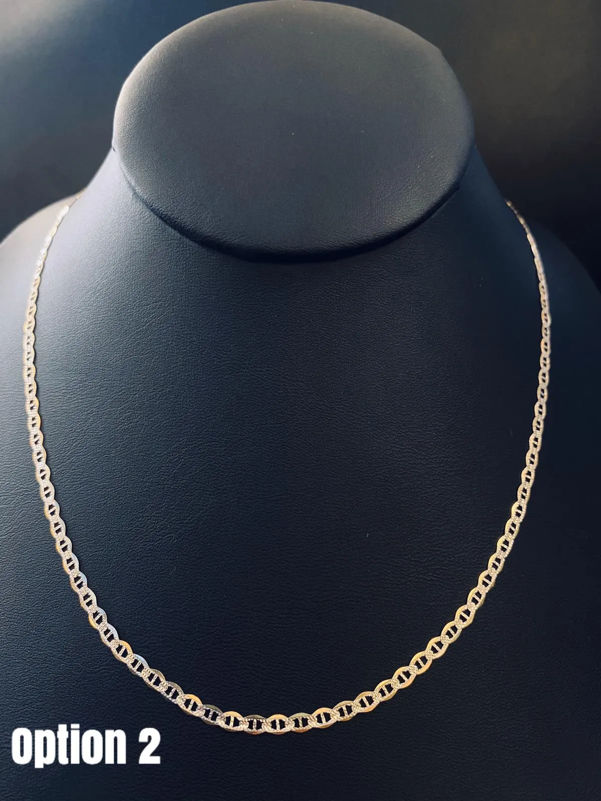 10K Gold Personalized Double Dimension Name Necklace