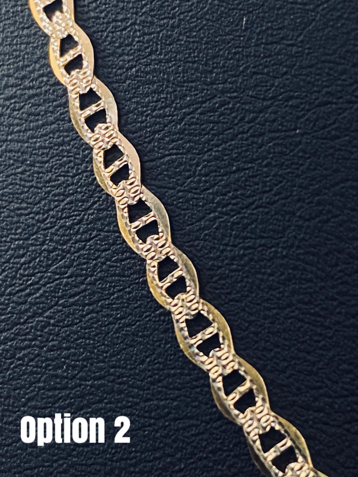 10K Gold Personalized Double Dimension Name Necklace