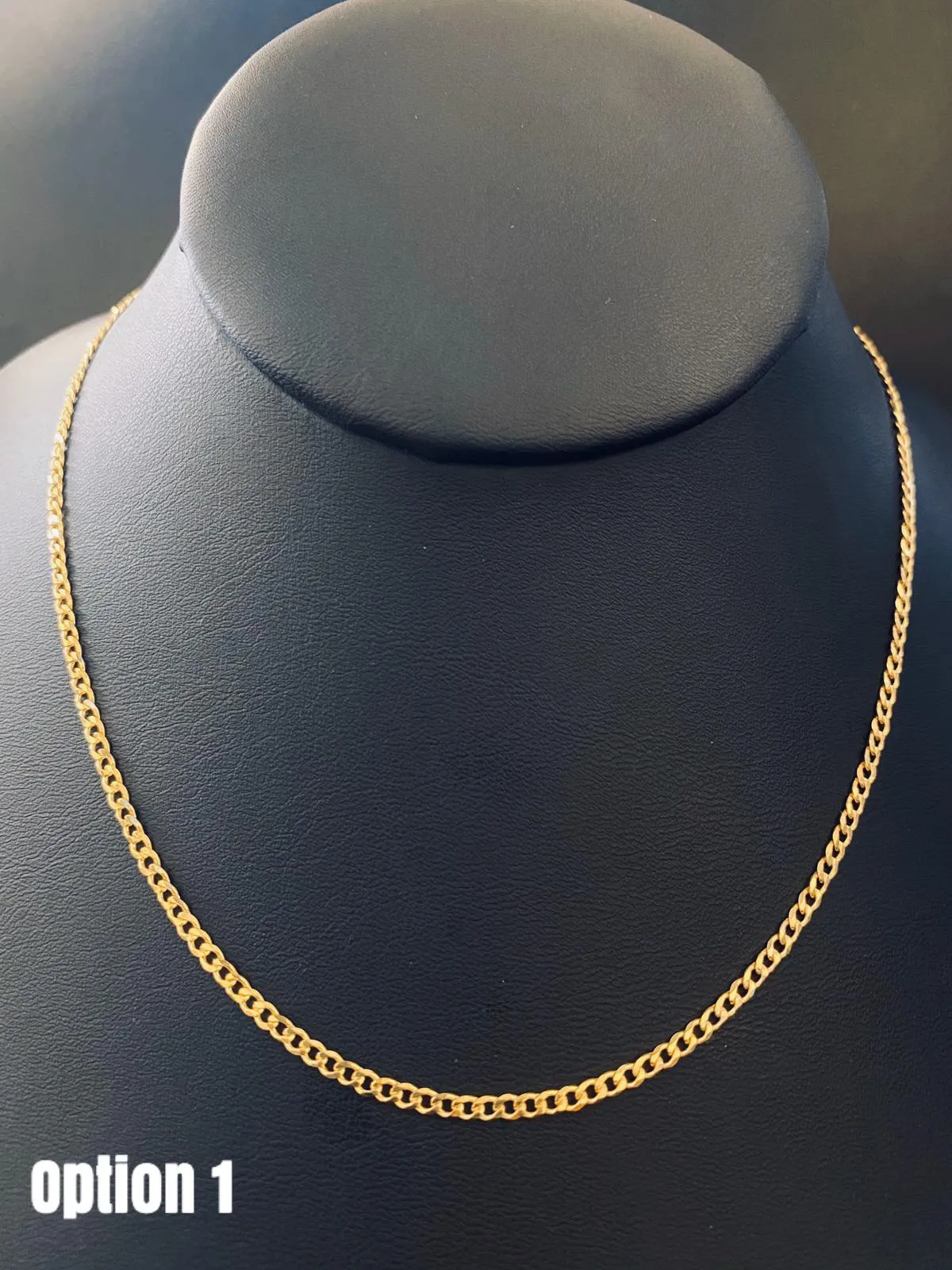 10K Gold Personalized Double Dimension Name Necklace