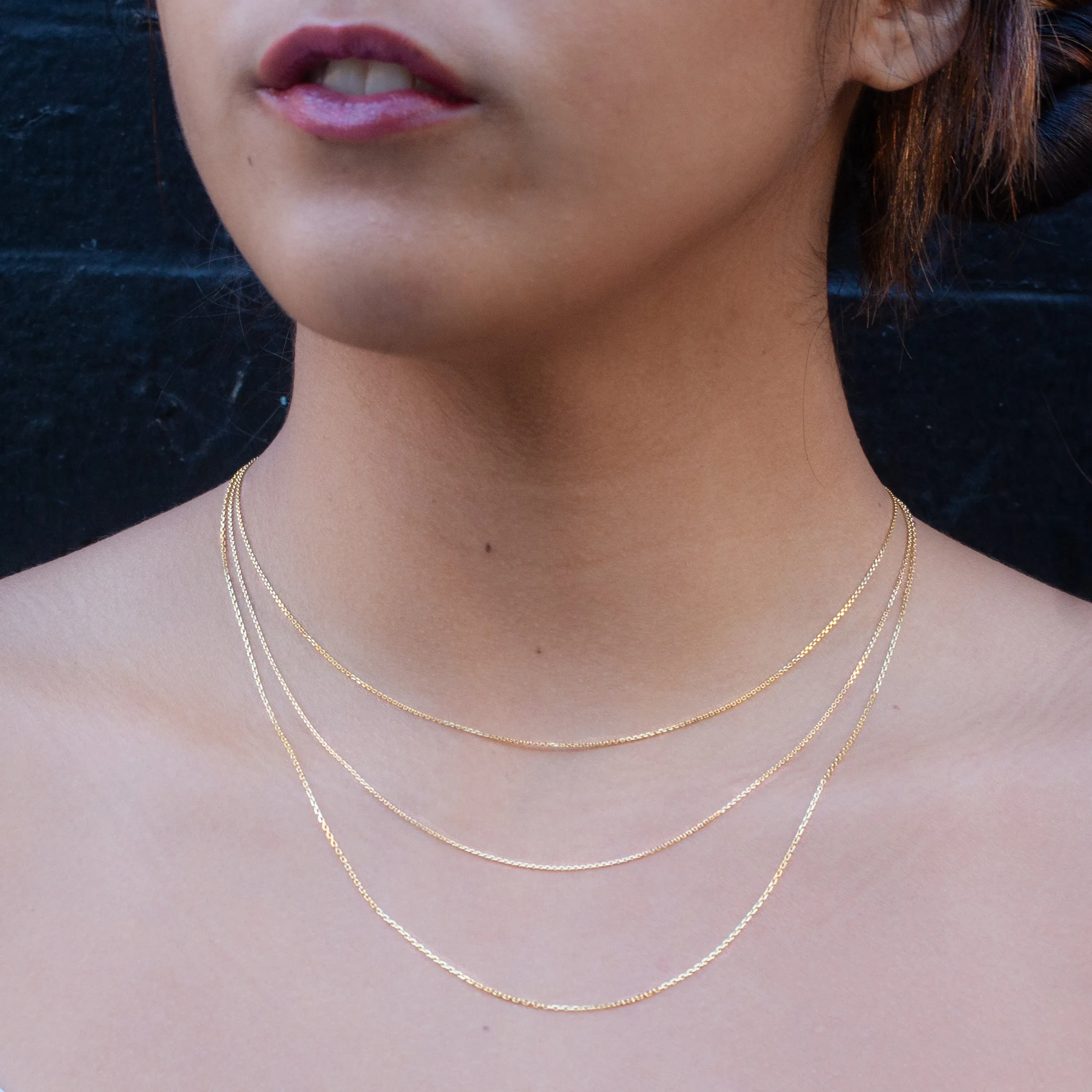 14k Cable-Link Chain