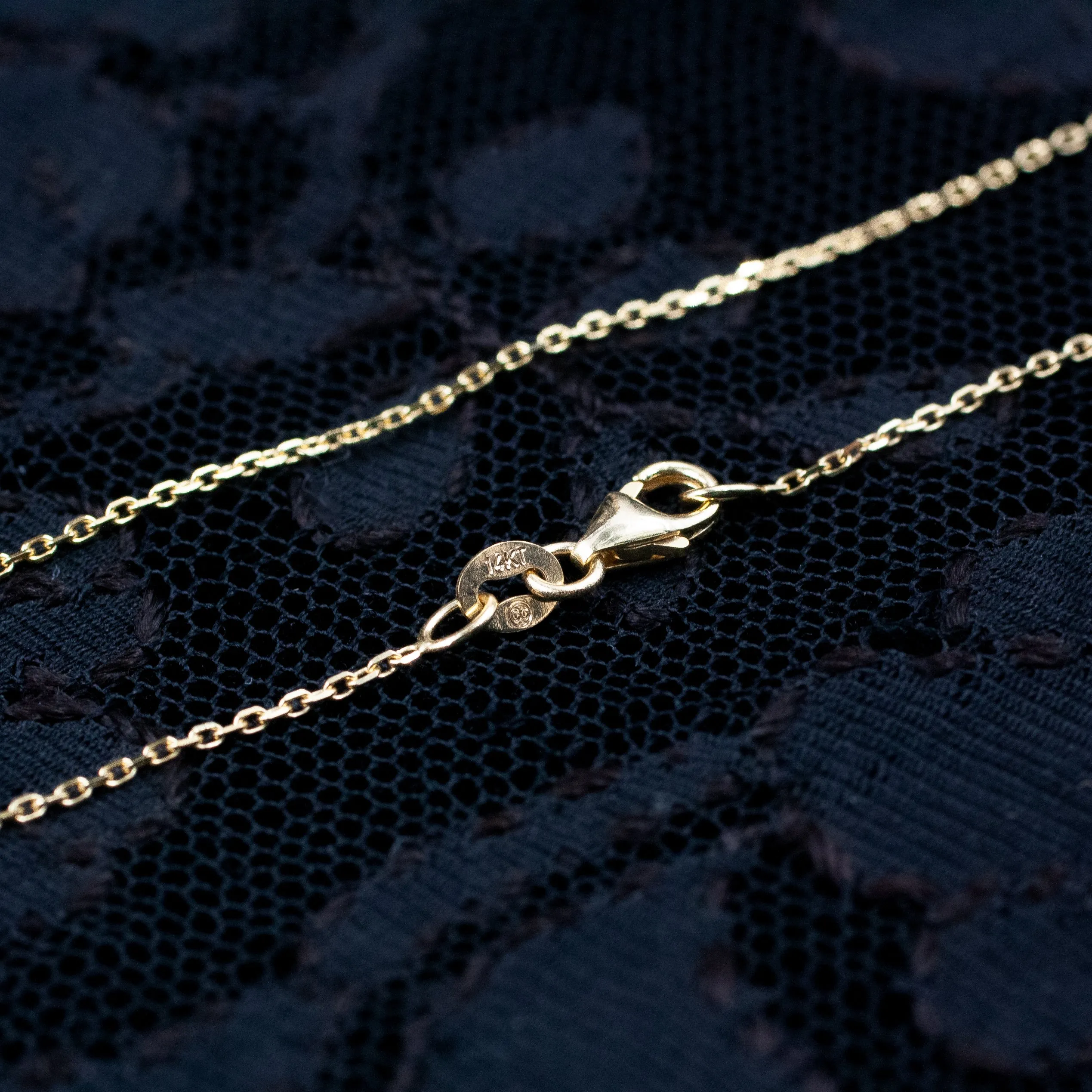 14k Cable-Link Chain