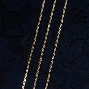 14k Curb-Link Chain