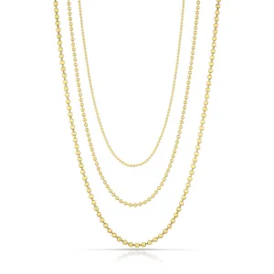 14k Gold Bead Chains
