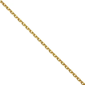 14k Yellow Gold Cable Link Chain 3 mm