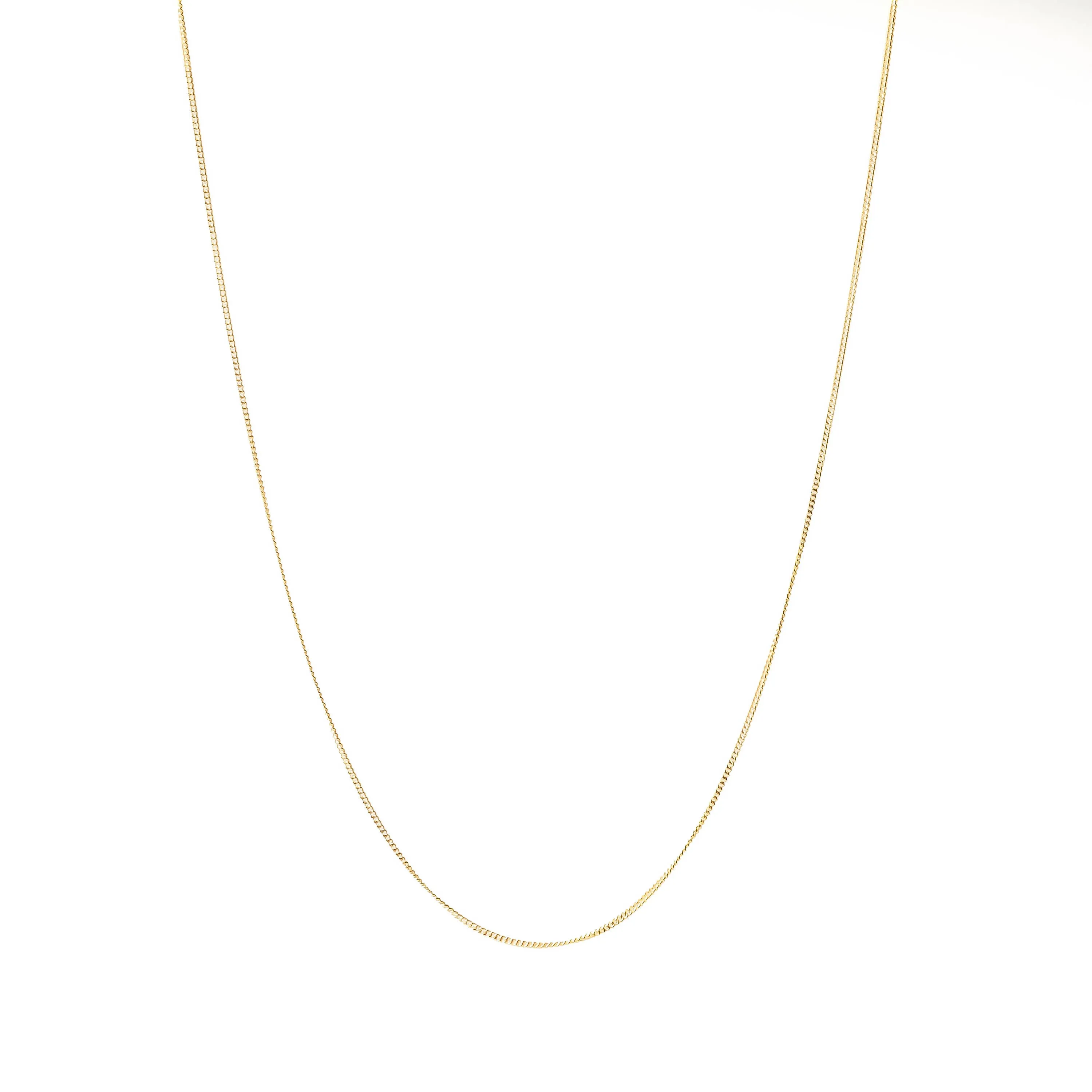 1.5mm Curb Necklace