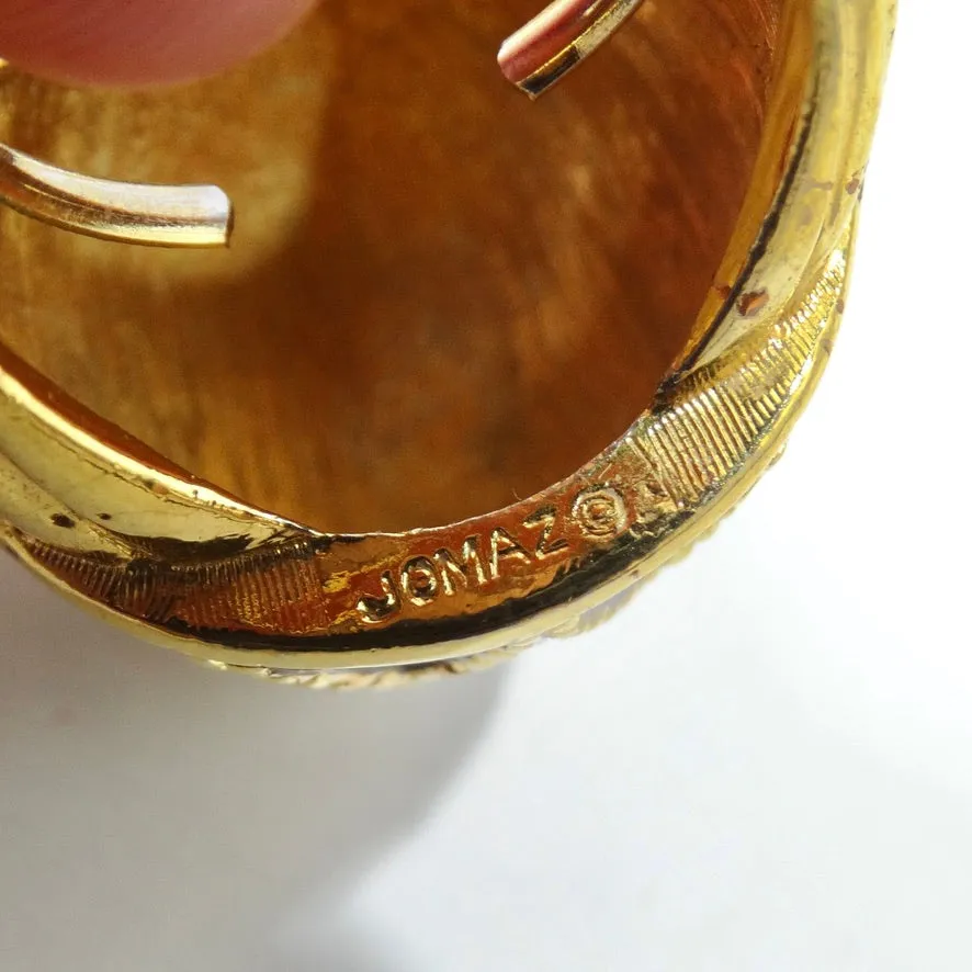 1970 18K Gold Plated Cocktail Ring