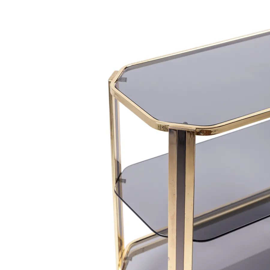 1970s 2 Tone Italian Bar Cart
