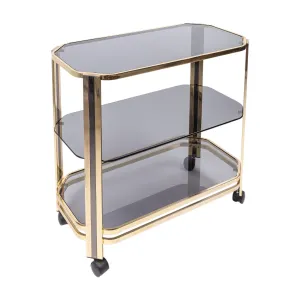 1970s 2 Tone Italian Bar Cart