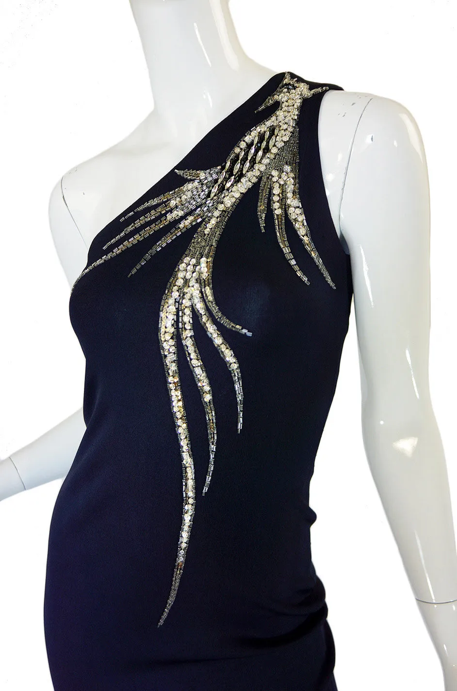 1970s Sequin Bird Bob Mackie Gown