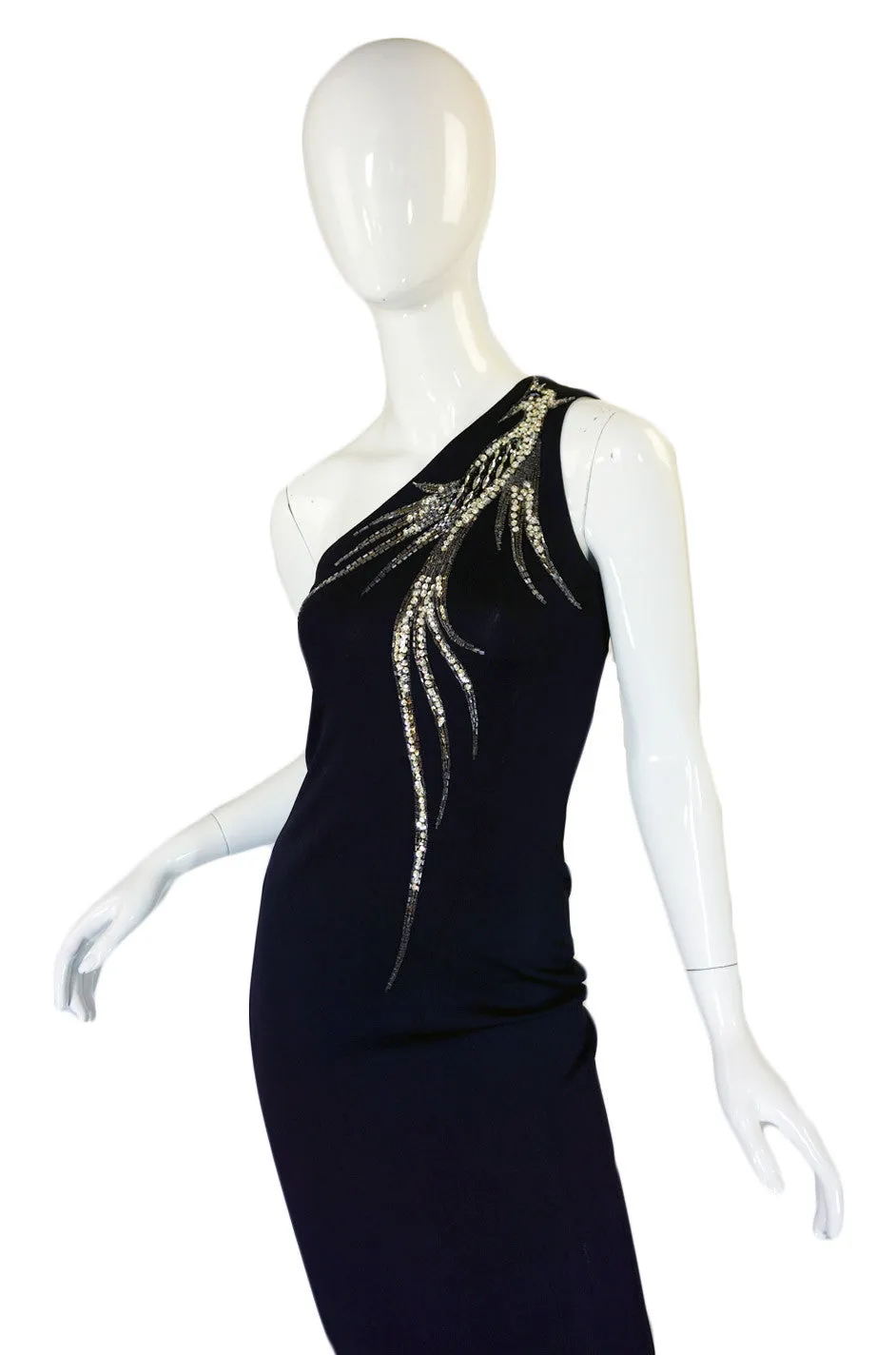 1970s Sequin Bird Bob Mackie Gown