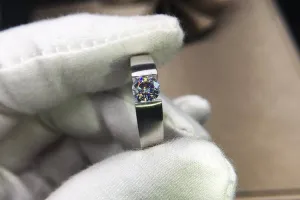 2ct Created Diamond Ring Simple Design