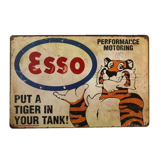 9CAARS™ Vintage Metal Signs