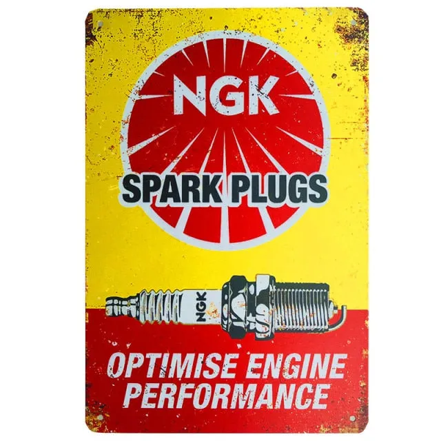 9CAARS™ Vintage Metal Signs