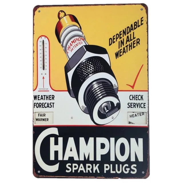 9CAARS™ Vintage Metal Signs