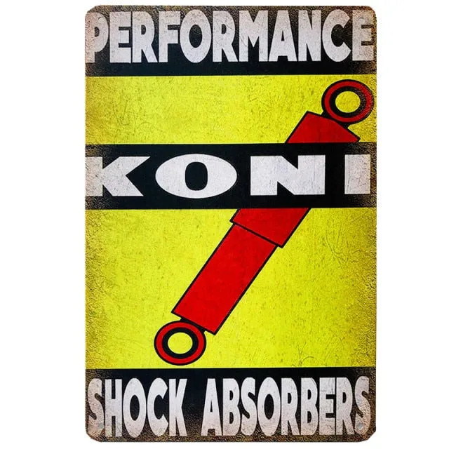 9CAARS™ Vintage Metal Signs