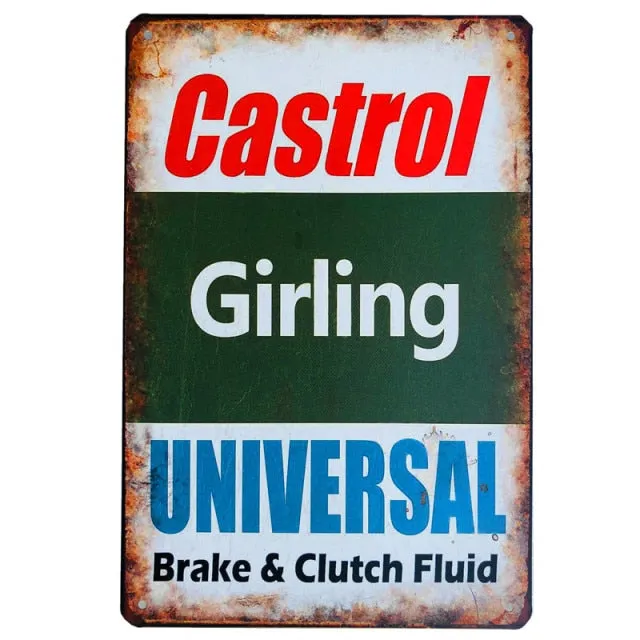 9CAARS™ Vintage Metal Signs
