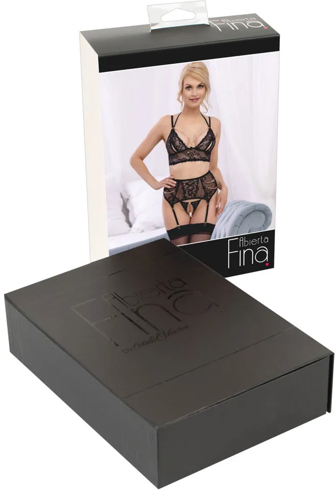 Abierta Fina Suspender Set