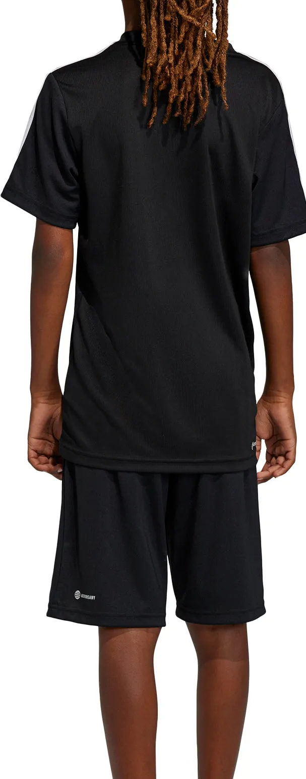 adidas Essentials 3 Stripes Junior Training Set - Black