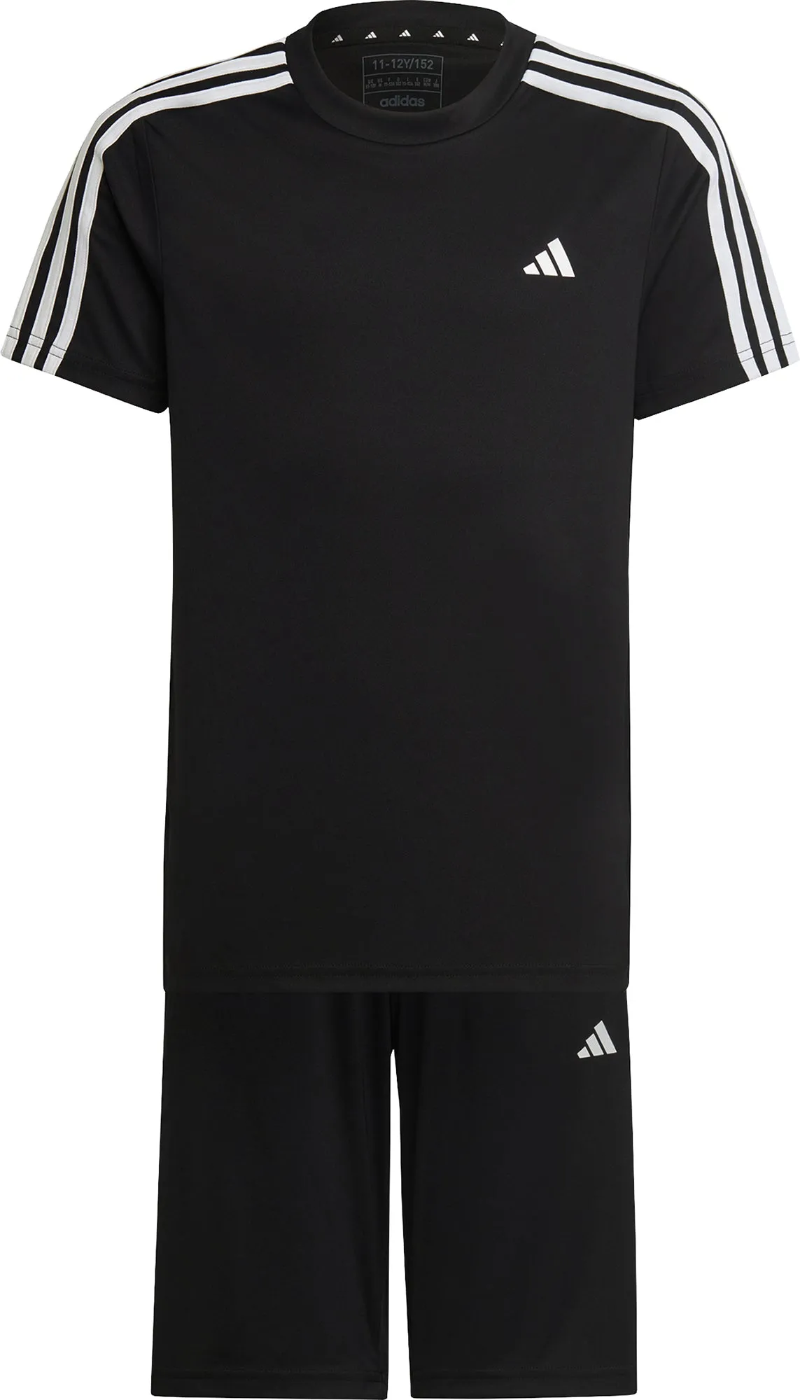 adidas Essentials 3 Stripes Junior Training Set - Black