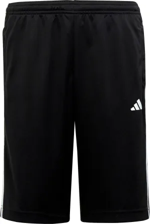 adidas Essentials 3 Stripes Junior Training Shorts - Black
