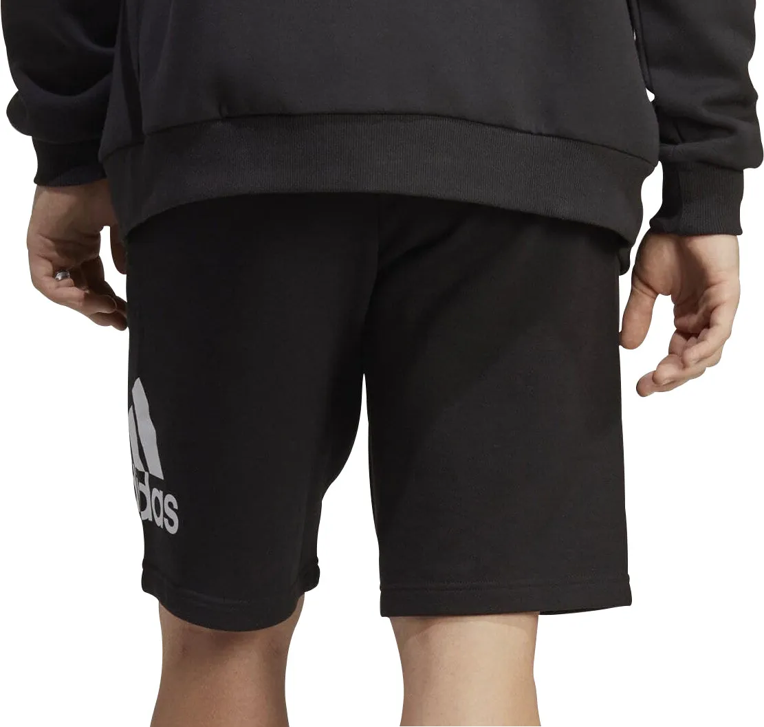 adidas Essentials Big Logo French Terry Mens Training Shorts - Black