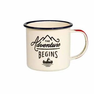 Adventure Begins Enamel Mug