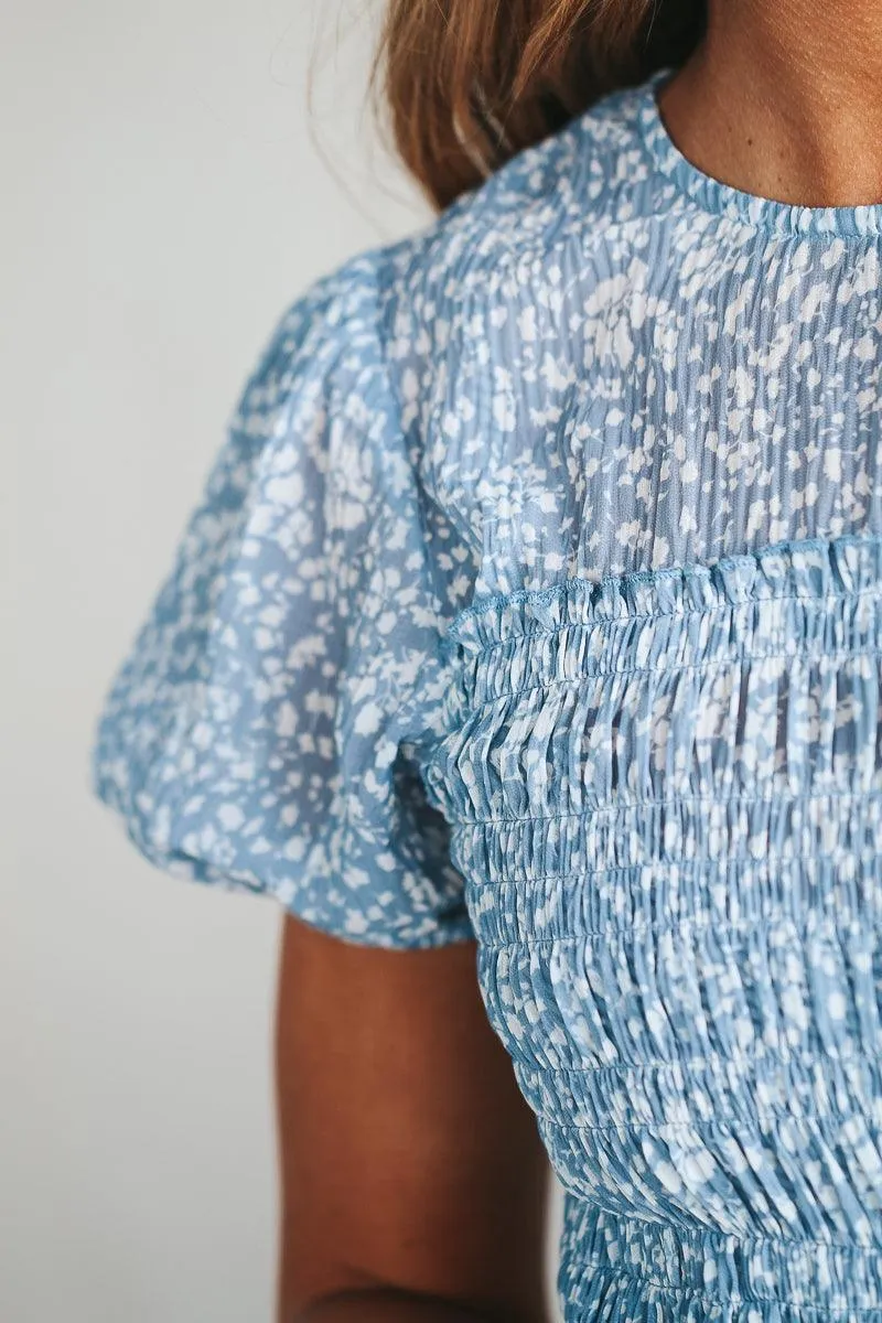 Alissa Dress in Blue