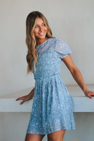 Alissa Dress in Blue