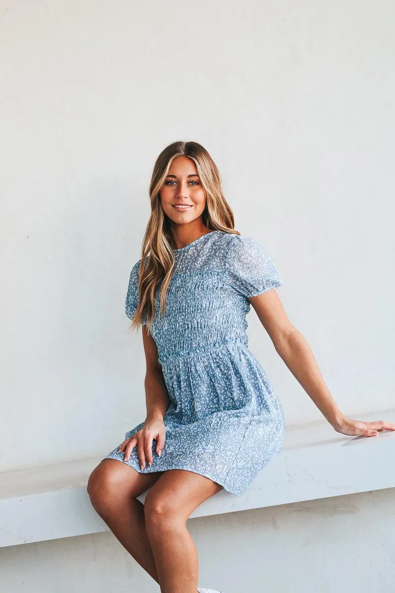 Alissa Dress in Blue