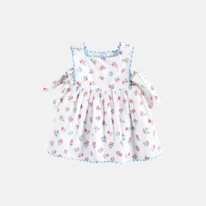 Aloisa Dress | White Felicita Flowers