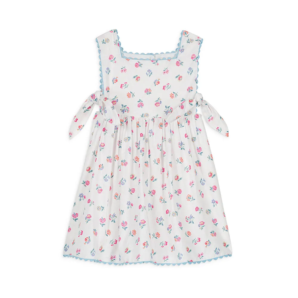 Aloisa Dress | White Felicita Flowers