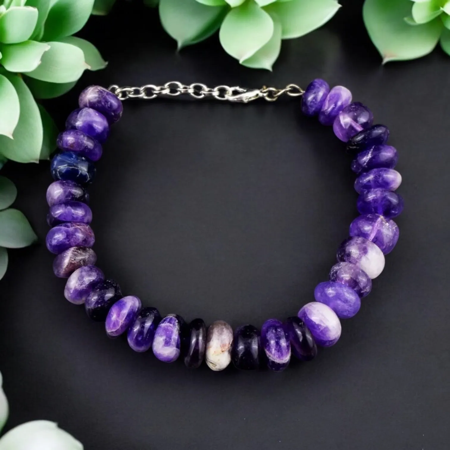 Amethyst beaded Bracelet