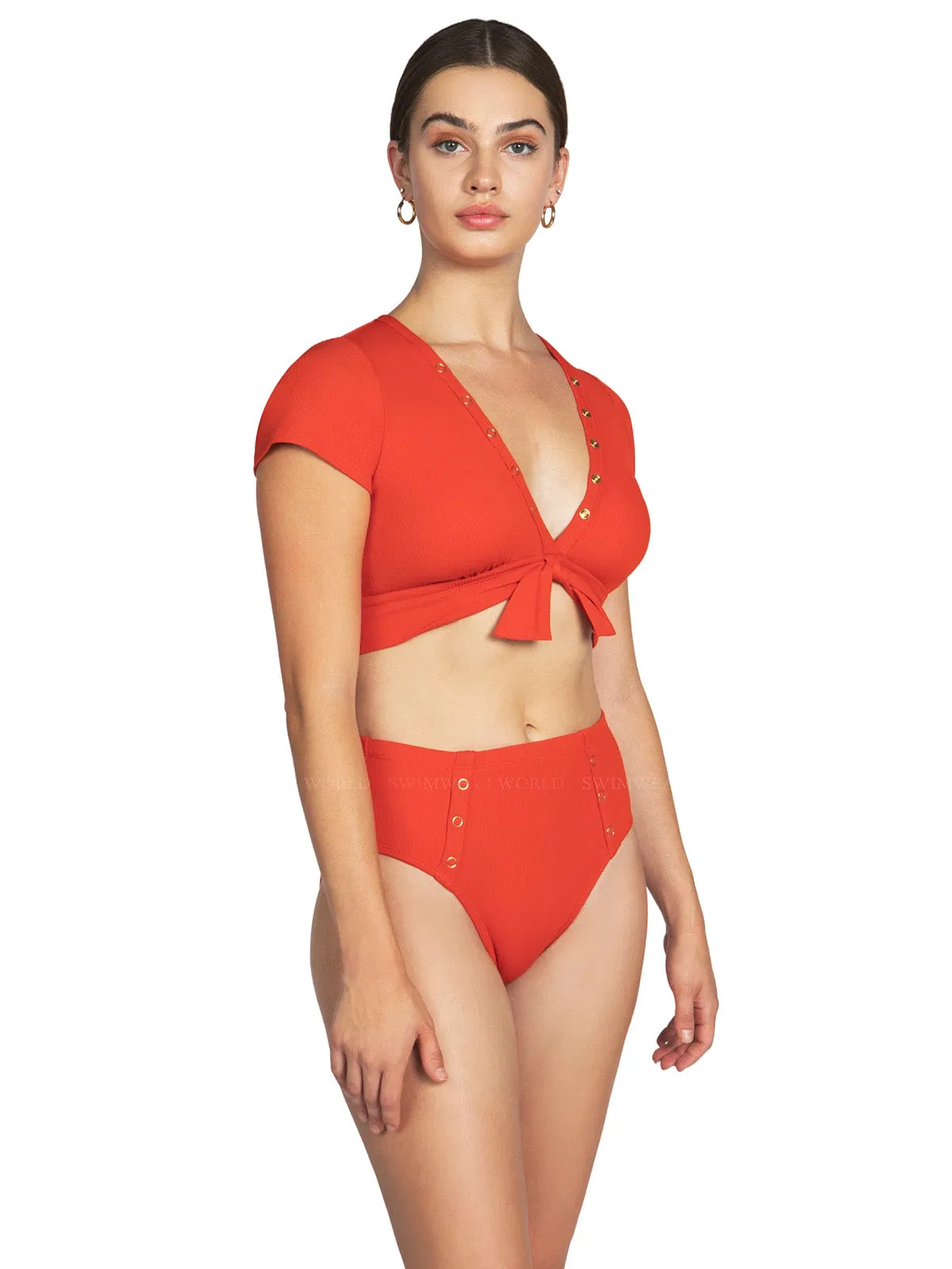 Amy Raglan-Amy High Waist Bikini ::RET