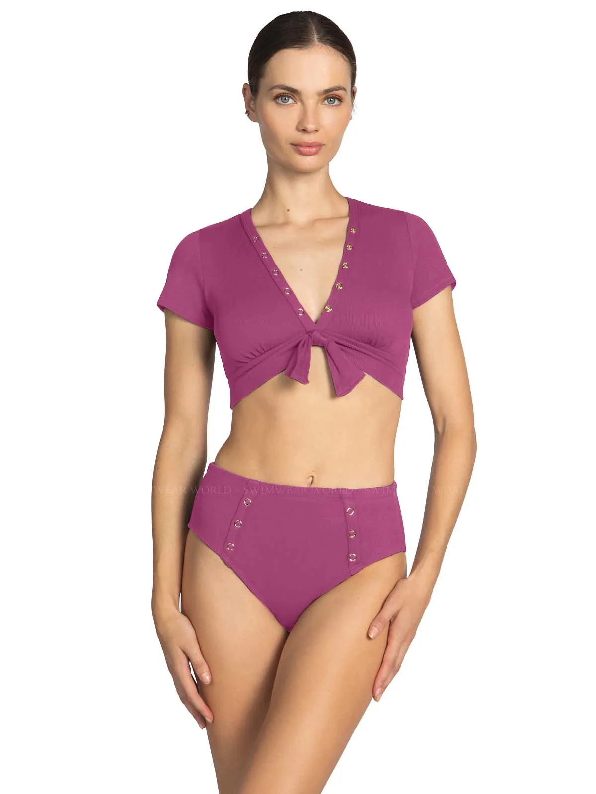 Amy Raglan-Amy High Waist Bikini ::RET