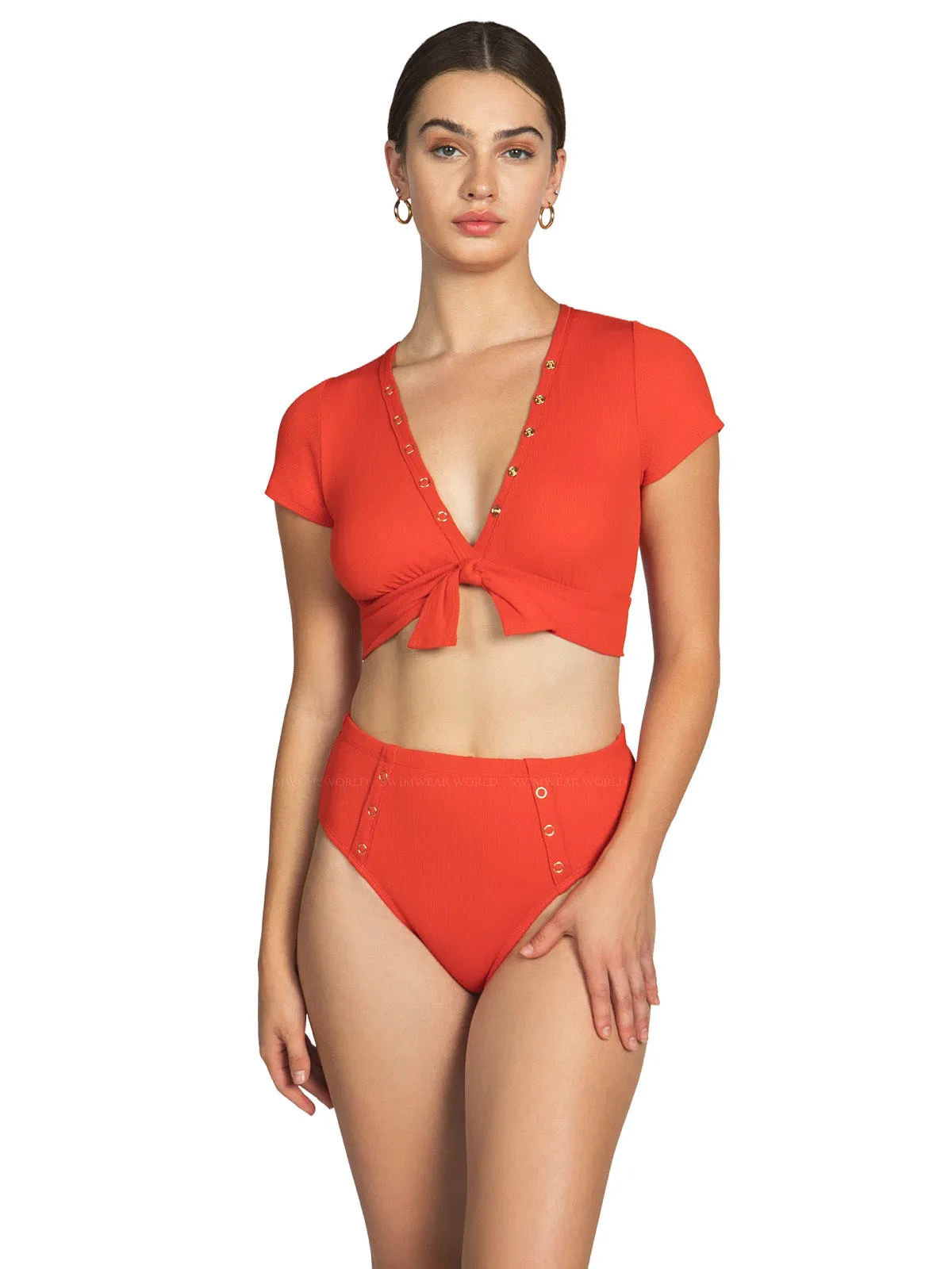 Amy Raglan-Amy High Waist Bikini ::RET