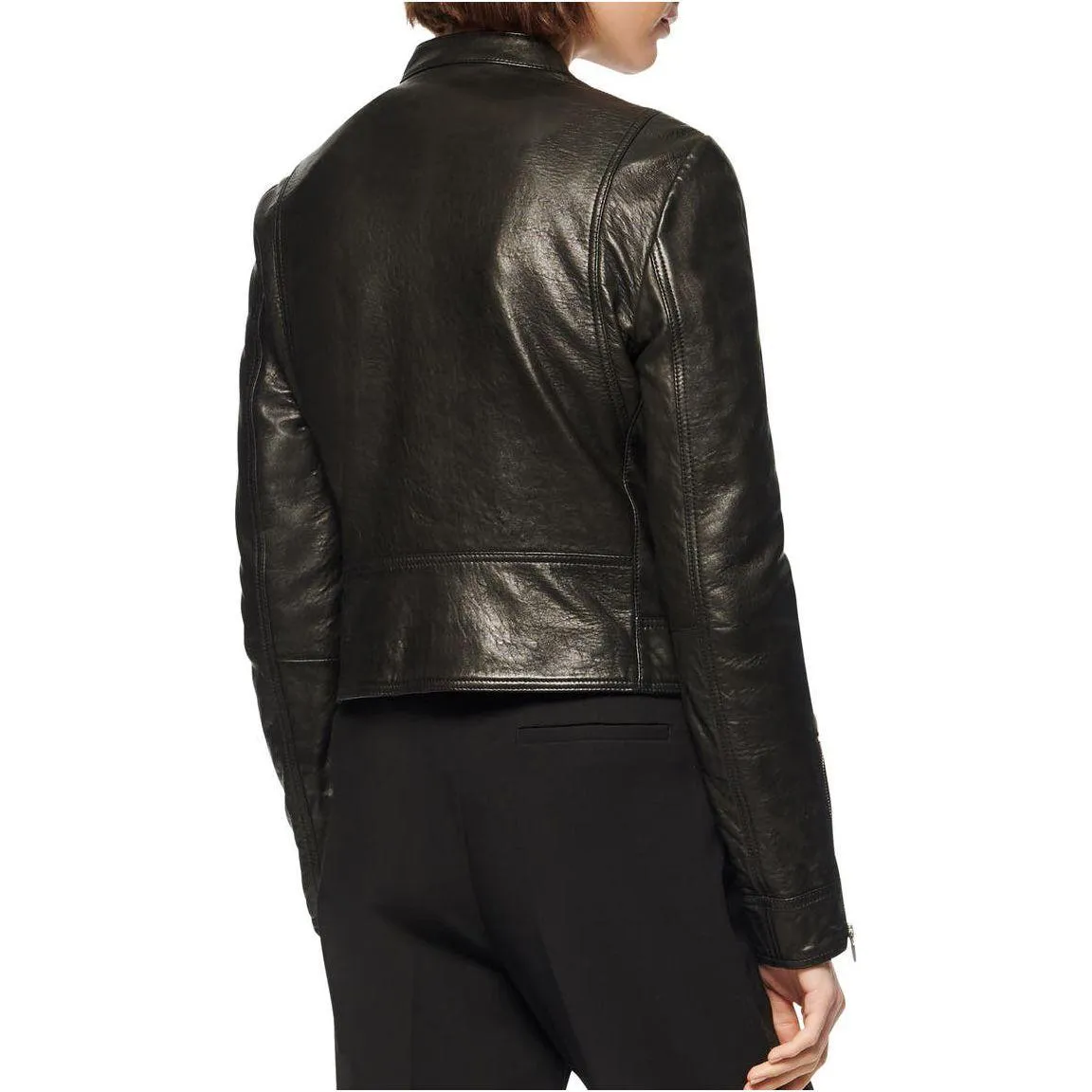 Andrew Marc Ramsey Moto Leather Jacket