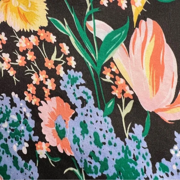 Anthropologie Maeve Bias Florence Floral Midi Skirt