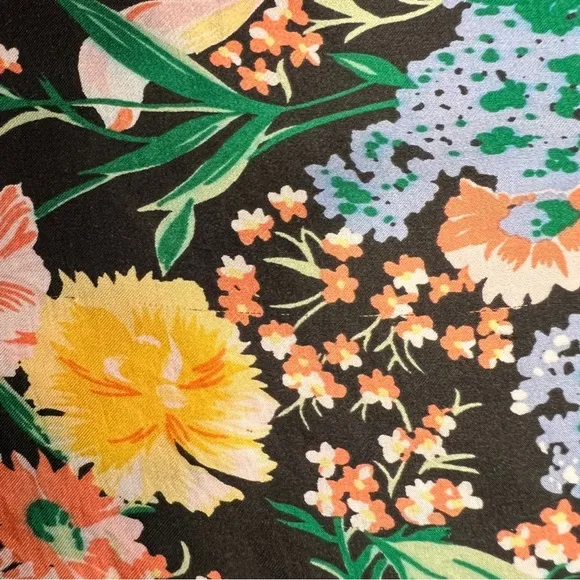 Anthropologie Maeve Bias Florence Floral Midi Skirt