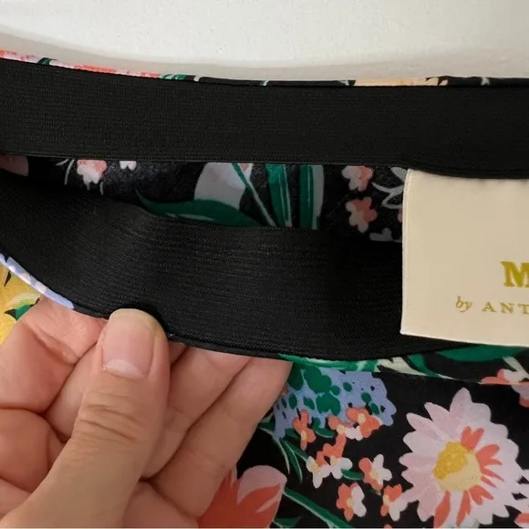 Anthropologie Maeve Bias Florence Floral Midi Skirt