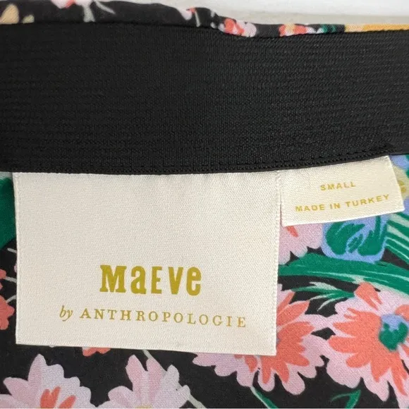 Anthropologie Maeve Bias Florence Floral Midi Skirt