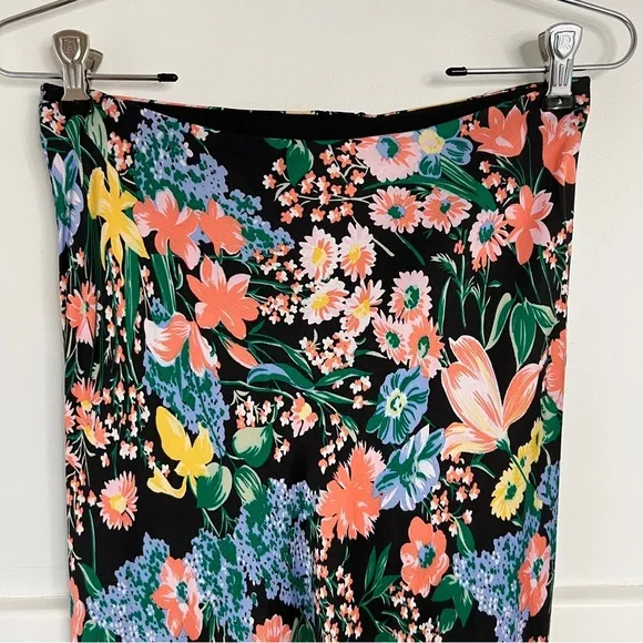 Anthropologie Maeve Bias Florence Floral Midi Skirt