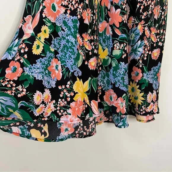 Anthropologie Maeve Bias Florence Floral Midi Skirt