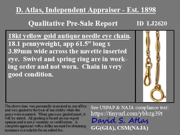 Antique Long Chain, 60"
