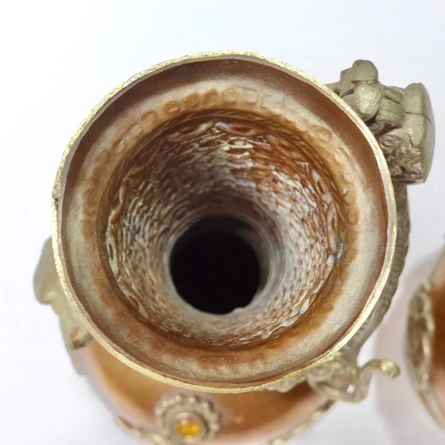 Antique Set of Two Tibetan Vases