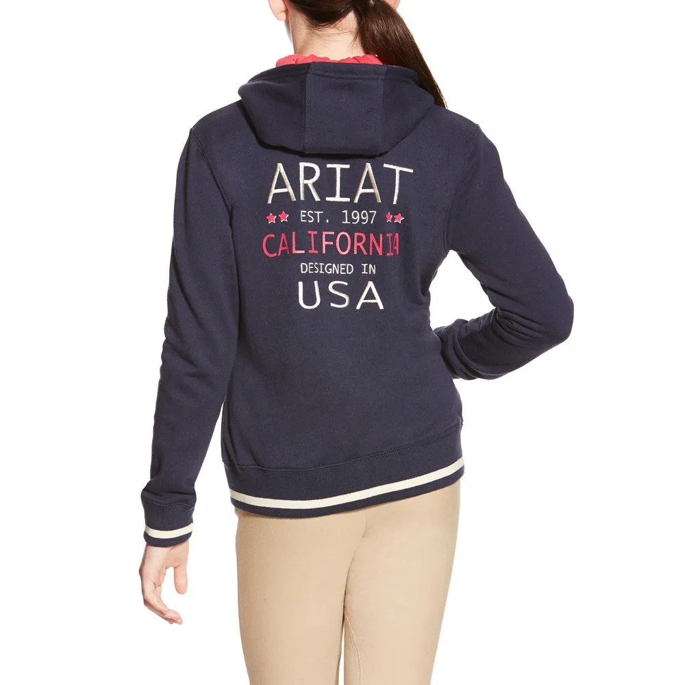 Ariat Girls Cali Hoodie Navy Eclipse