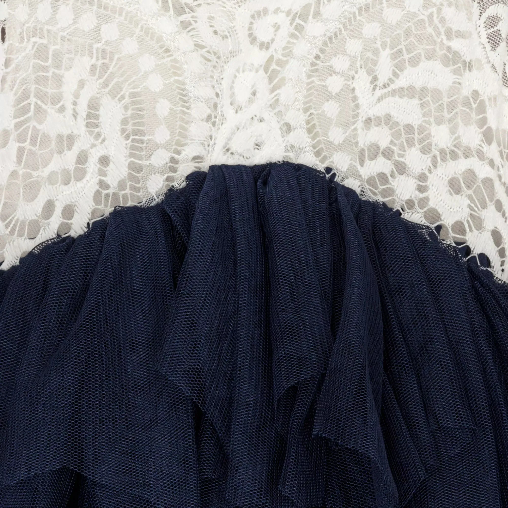 Baby Boho Dreams Dress - Navy Blue Appliqué