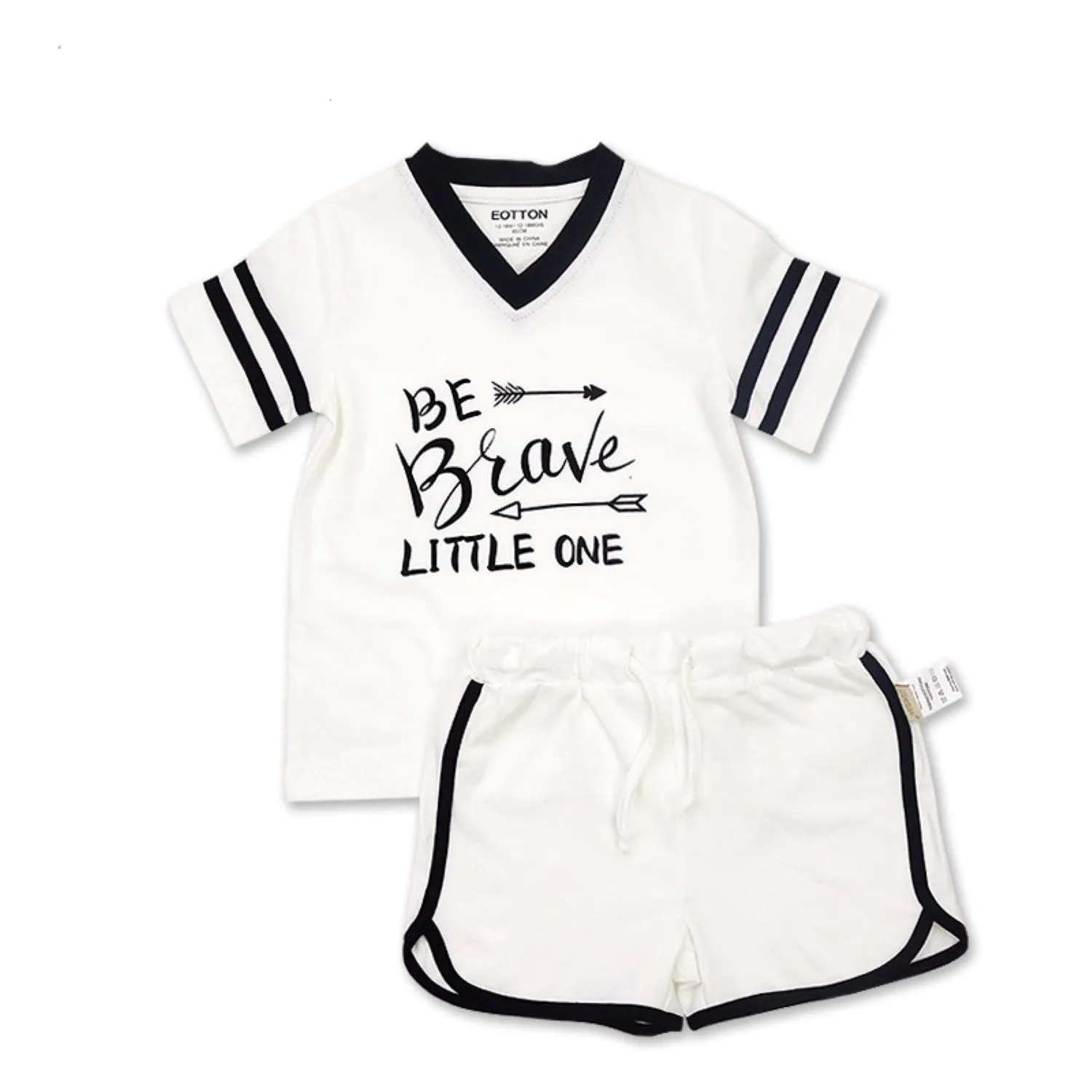Baby Tee & Shorts Set: Organic Kids Summer Clothing