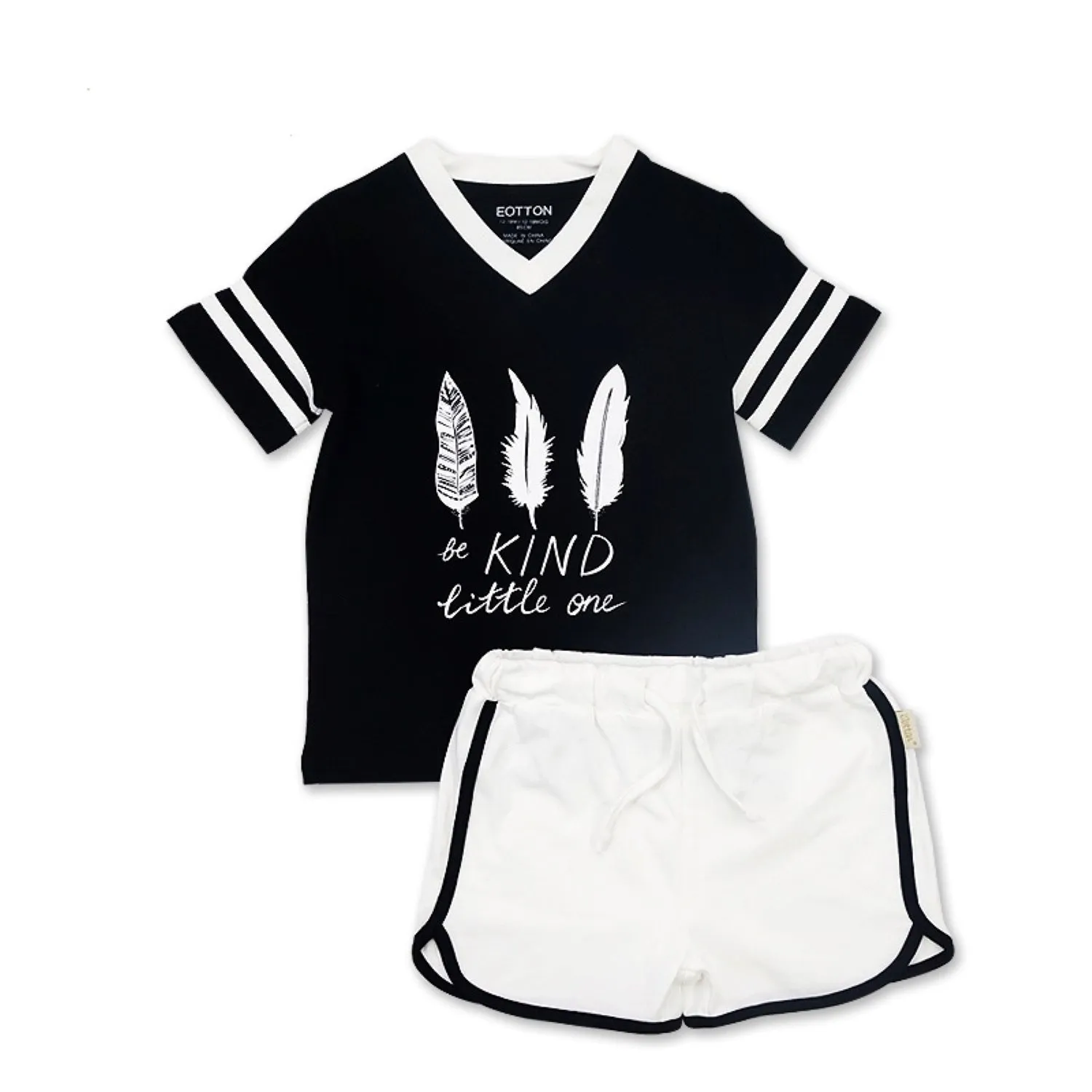 Baby Tee & Shorts Set: Organic Kids Summer Clothing